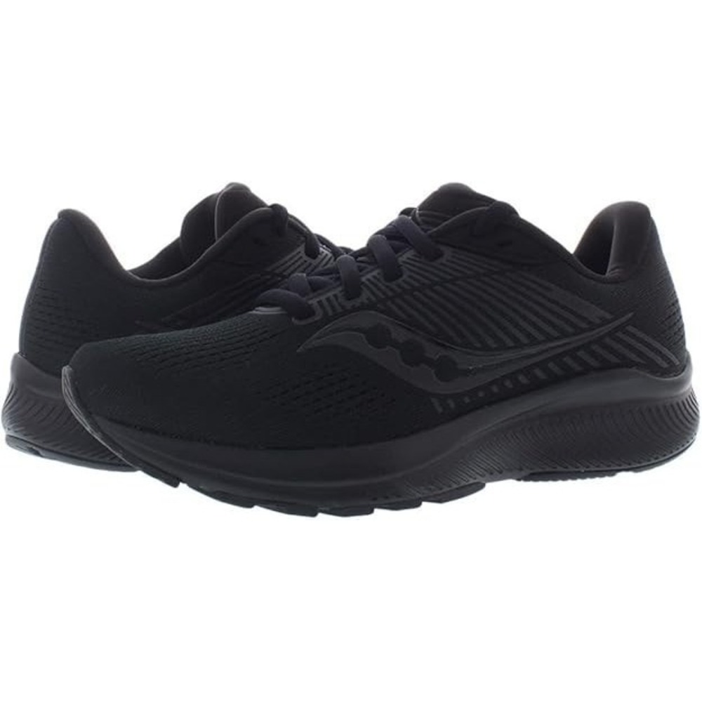 Saucony® (Women's 11 B) Ride™ 14 Running Shoes in Triple Black‎